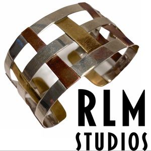 VTG Robert Lee Morris Mixed Metals Cuff Bracelet